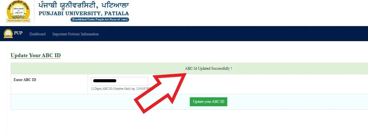 How to Create ABC ID Punjabi University Patiala Image-20