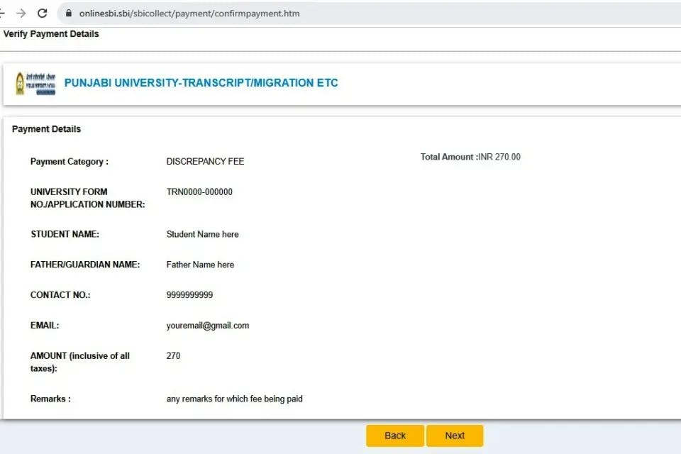 Online Fee Payment Punjabi University Patiala Image-8