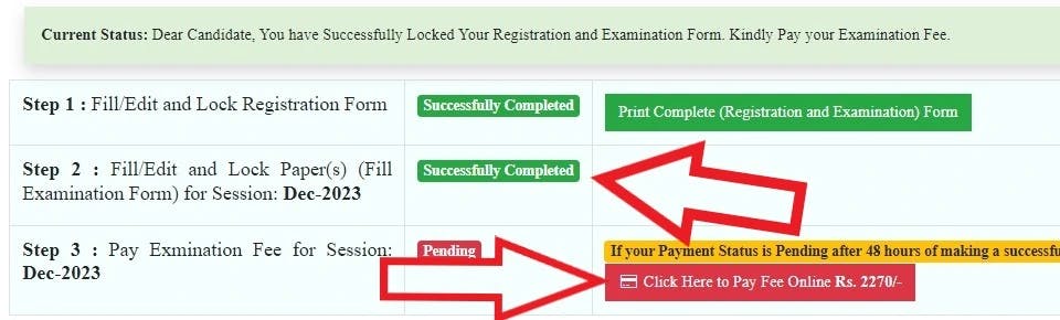 Pay Examination Fees Reappear form Punjabi University Patiala Image-25