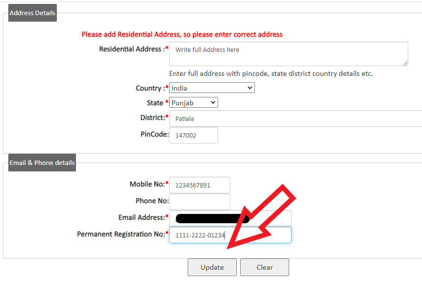 How to fill Revaluation Form Punjabi University Patiala Image-10