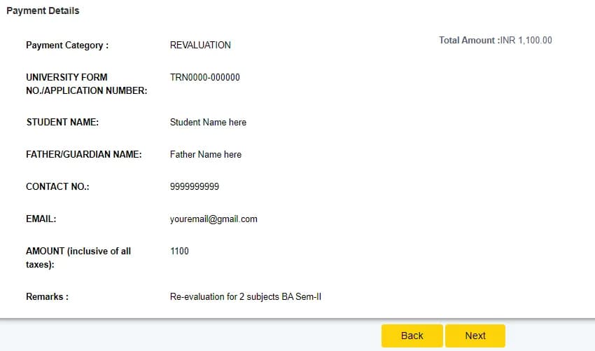 How to fill Revaluation Form Punjabi University Patiala Image-30